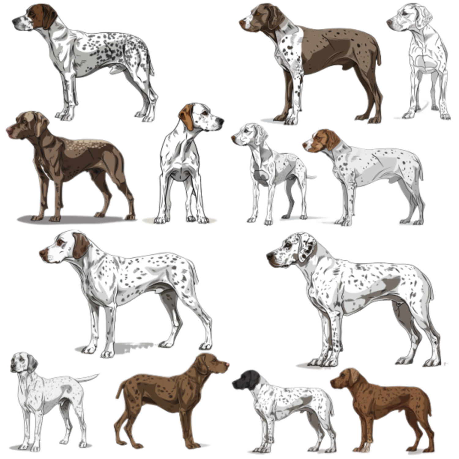 GSP&#39;s - Brown &amp; White Selection 14 7-4-24