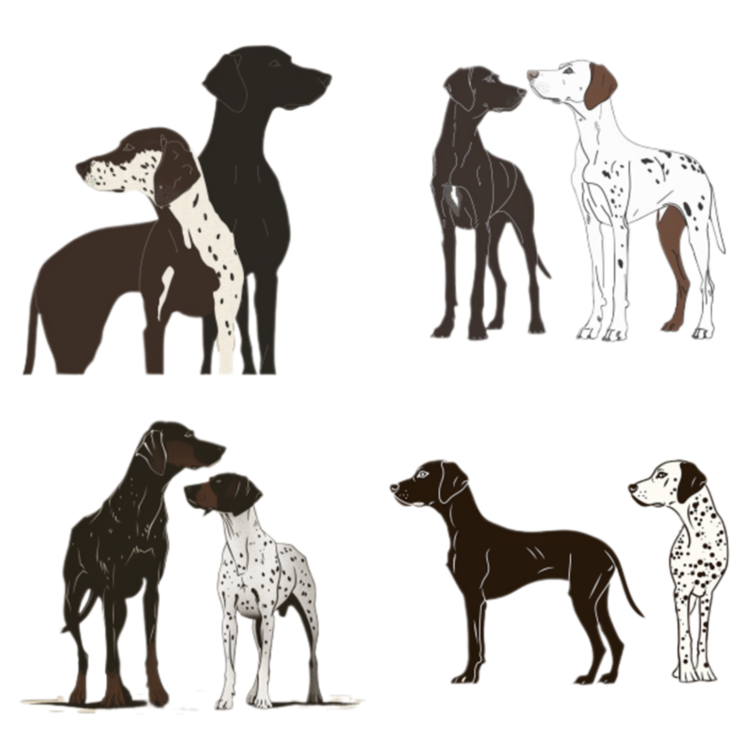 GSP&#39;s - Brown &amp; White Selection 8 7-4-24