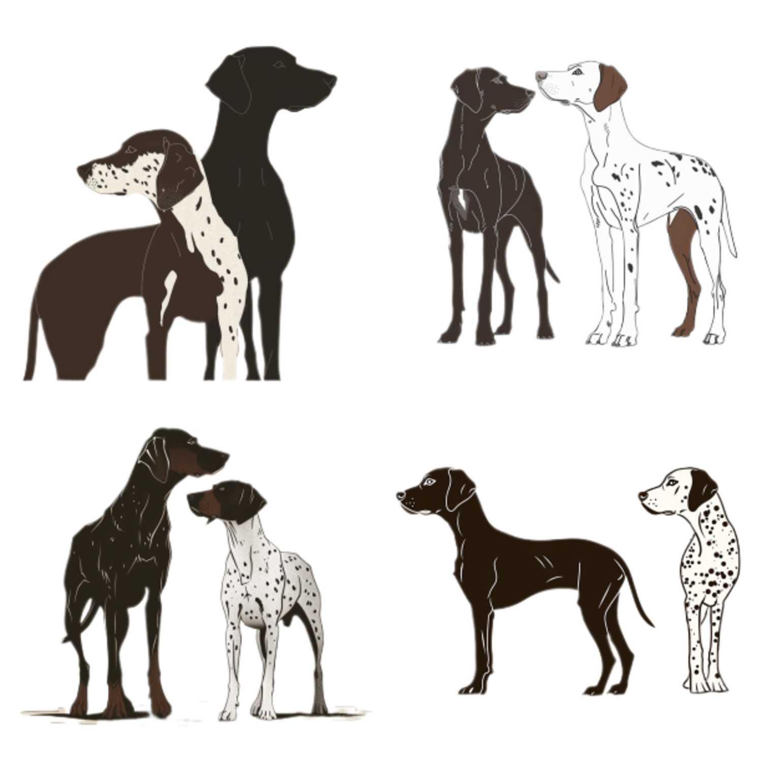 GSP&#39;s - Brown &amp; White Selection 8 7-4-24