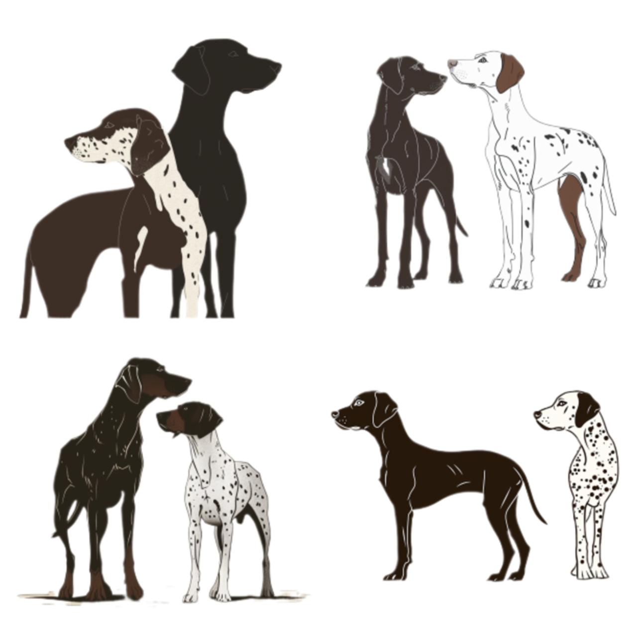GSP&#39;s - Brown &amp; White Selection 8 7-4-24