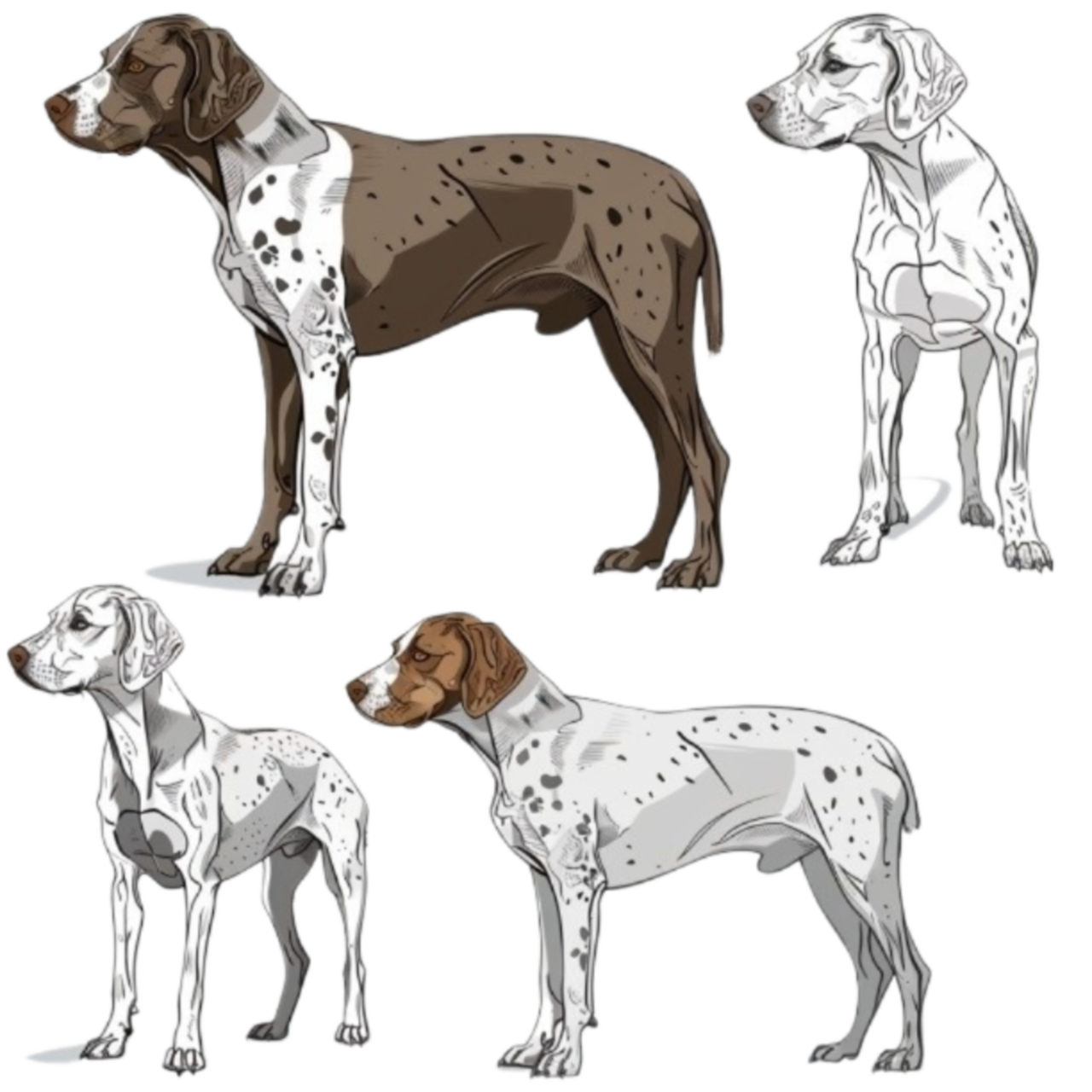 GSP&#39;s - Brown &amp; White Selection 10 7-4-24