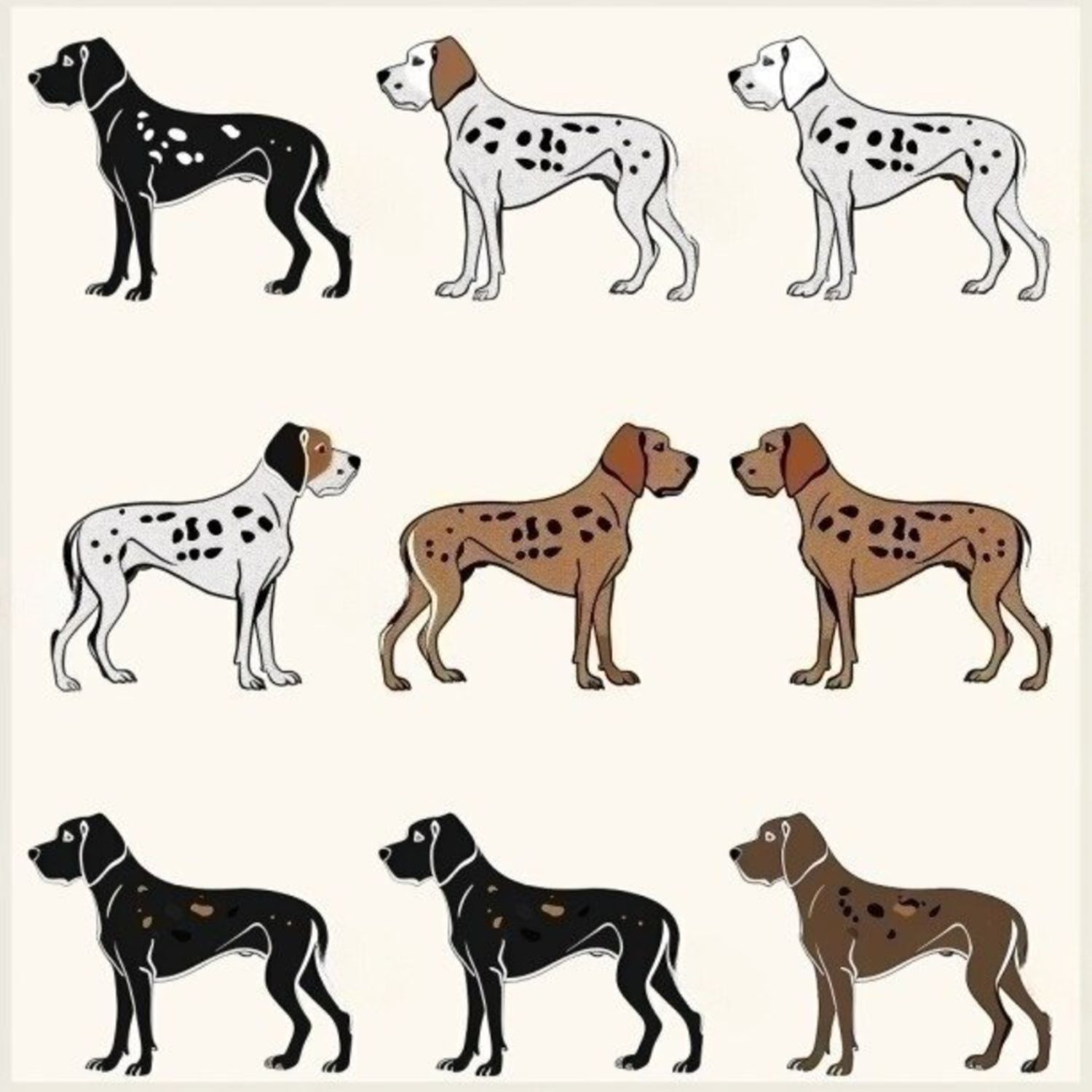GSP&#39;s - Brown &amp; White Selection 12 7-4-24