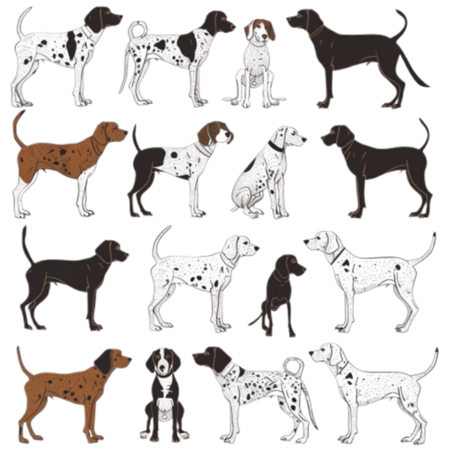 GSP&#39;s - Brown &amp; White Selection 19 7-4-24