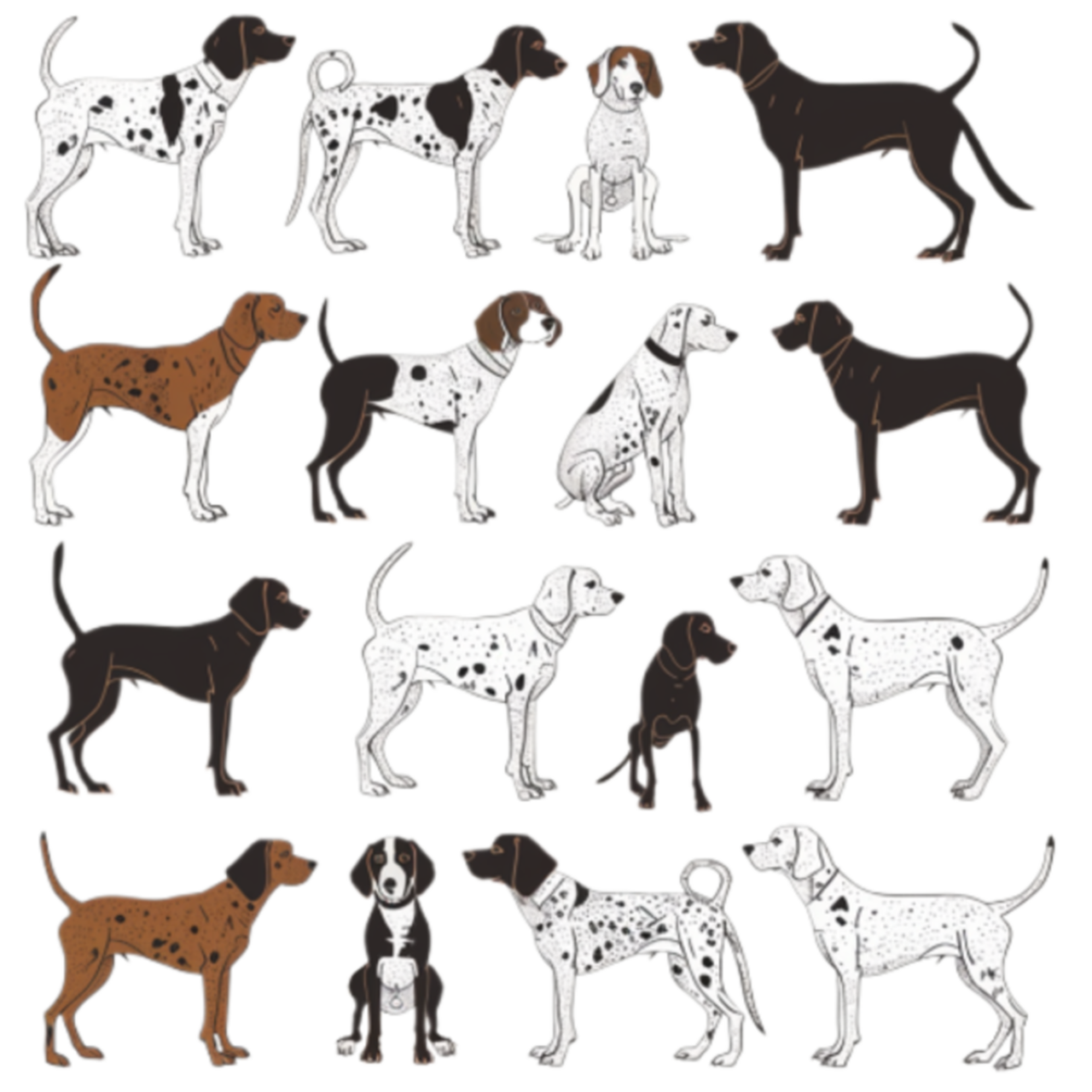 GSP&#39;s - Brown &amp; White Selection 19 7-4-24