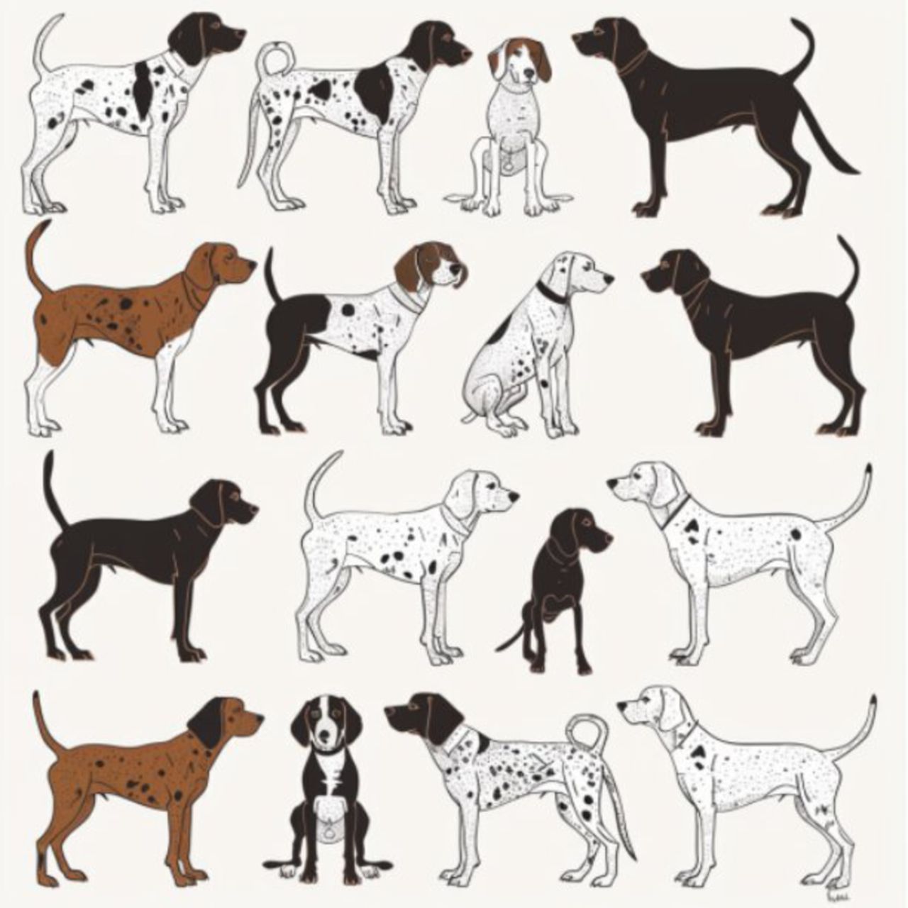 GSP&#39;s - Brown &amp; White Selection 20 7-4-24