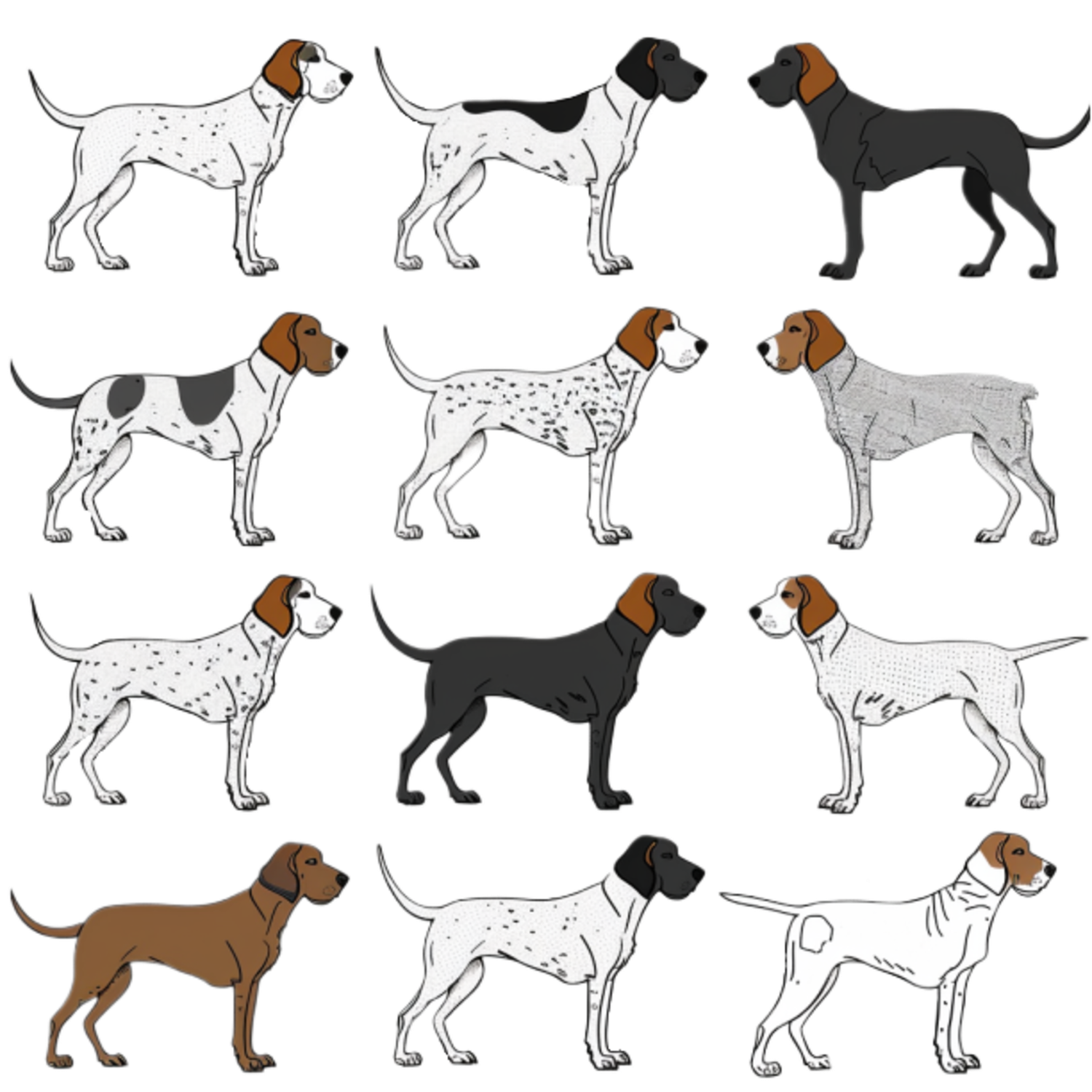 GSP&#39;s - Brown &amp; White Selection 25 7-4-24