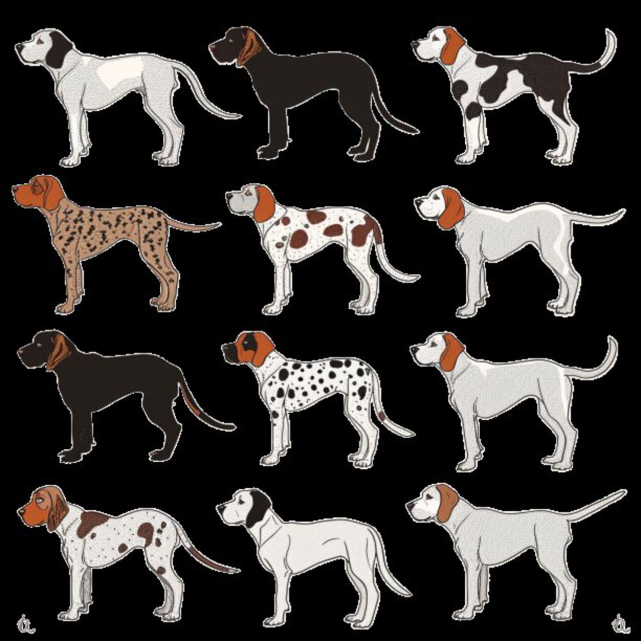 GSP&#39;s - Brown &amp; White Selection 24 7-4-24