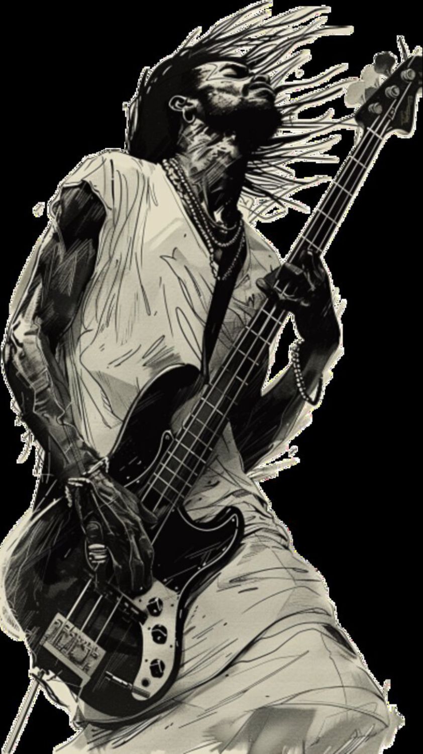Male Bass Player 3