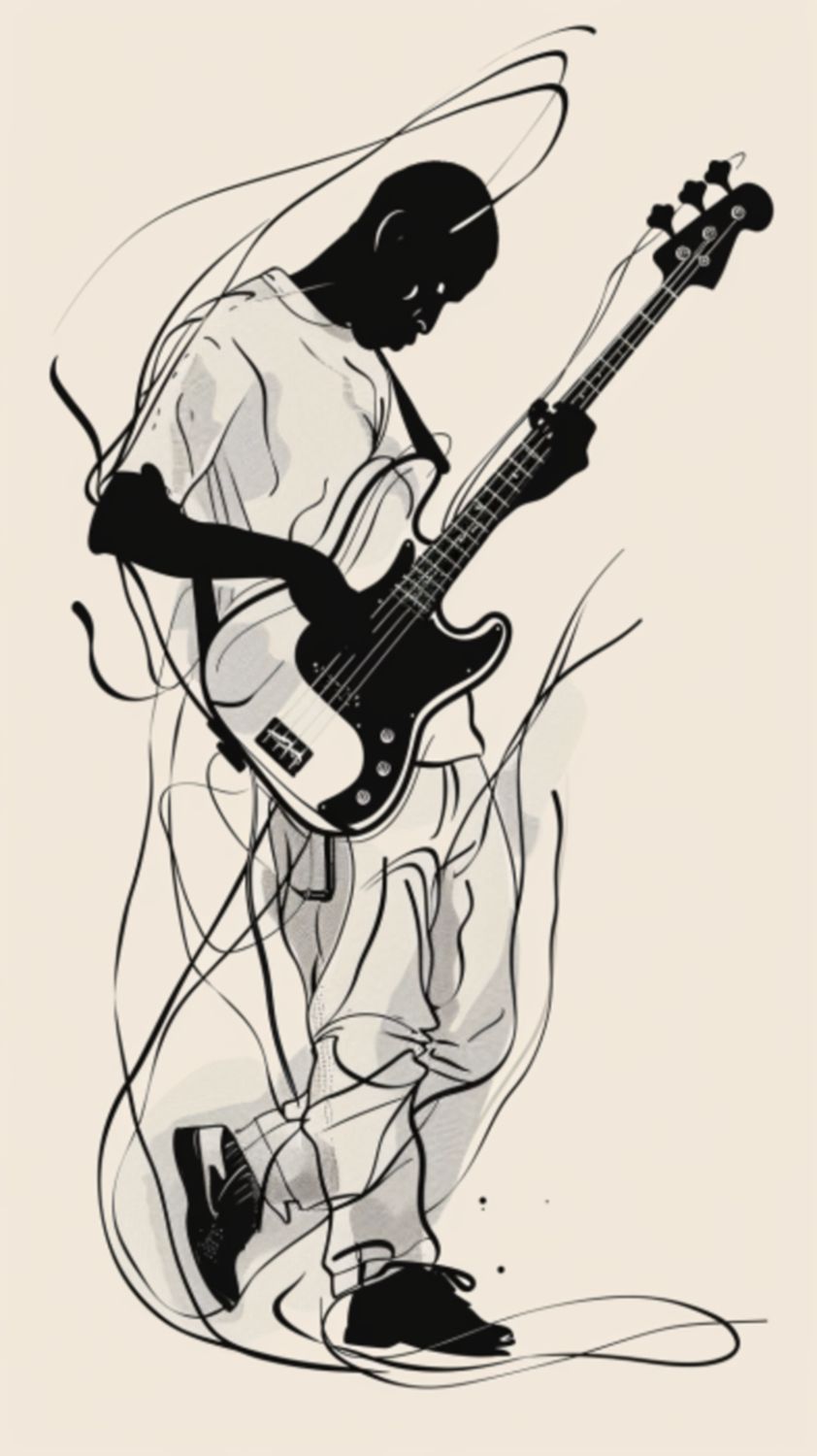 Male Bass Player 12