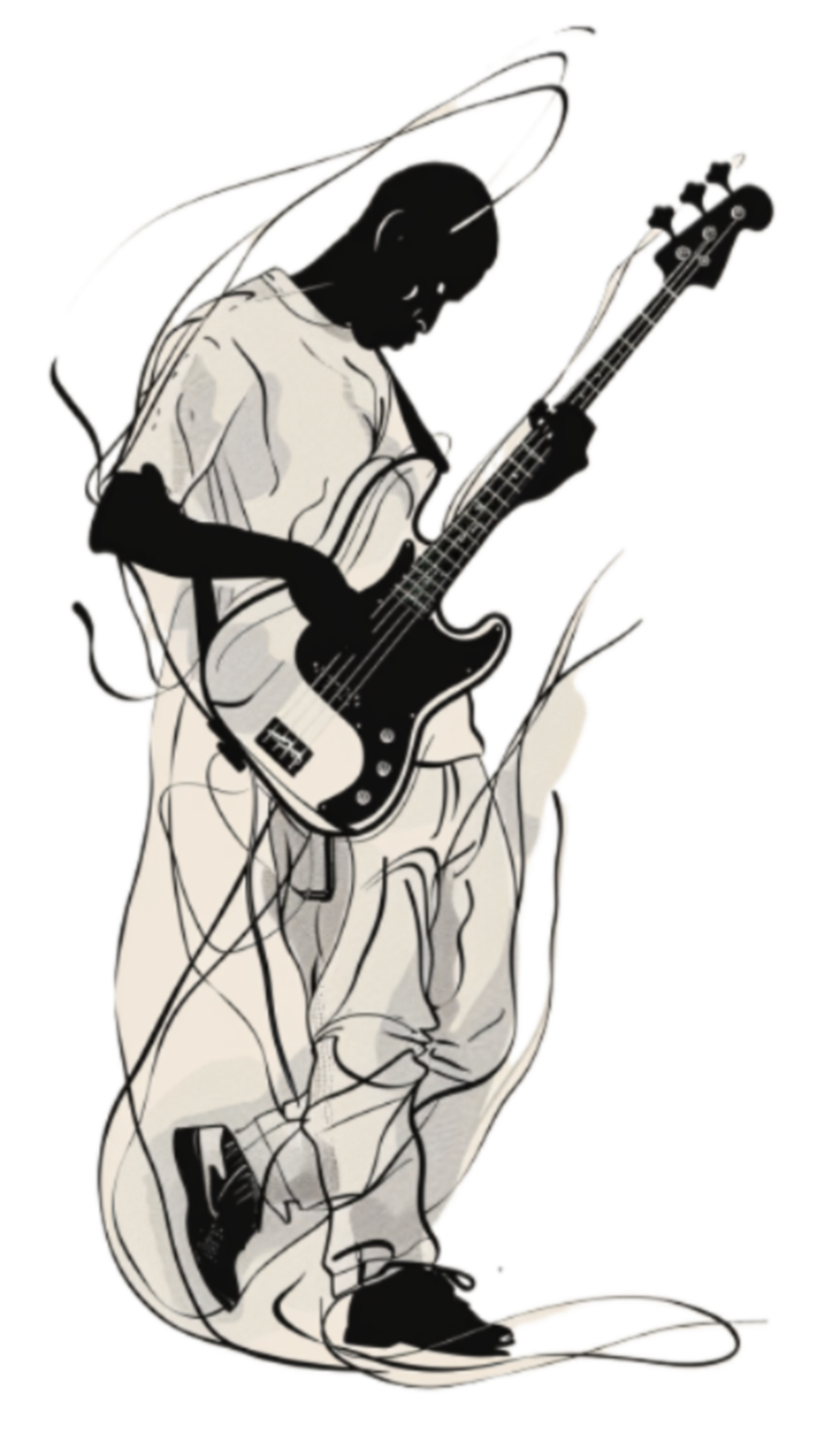 Male Bass Player 12