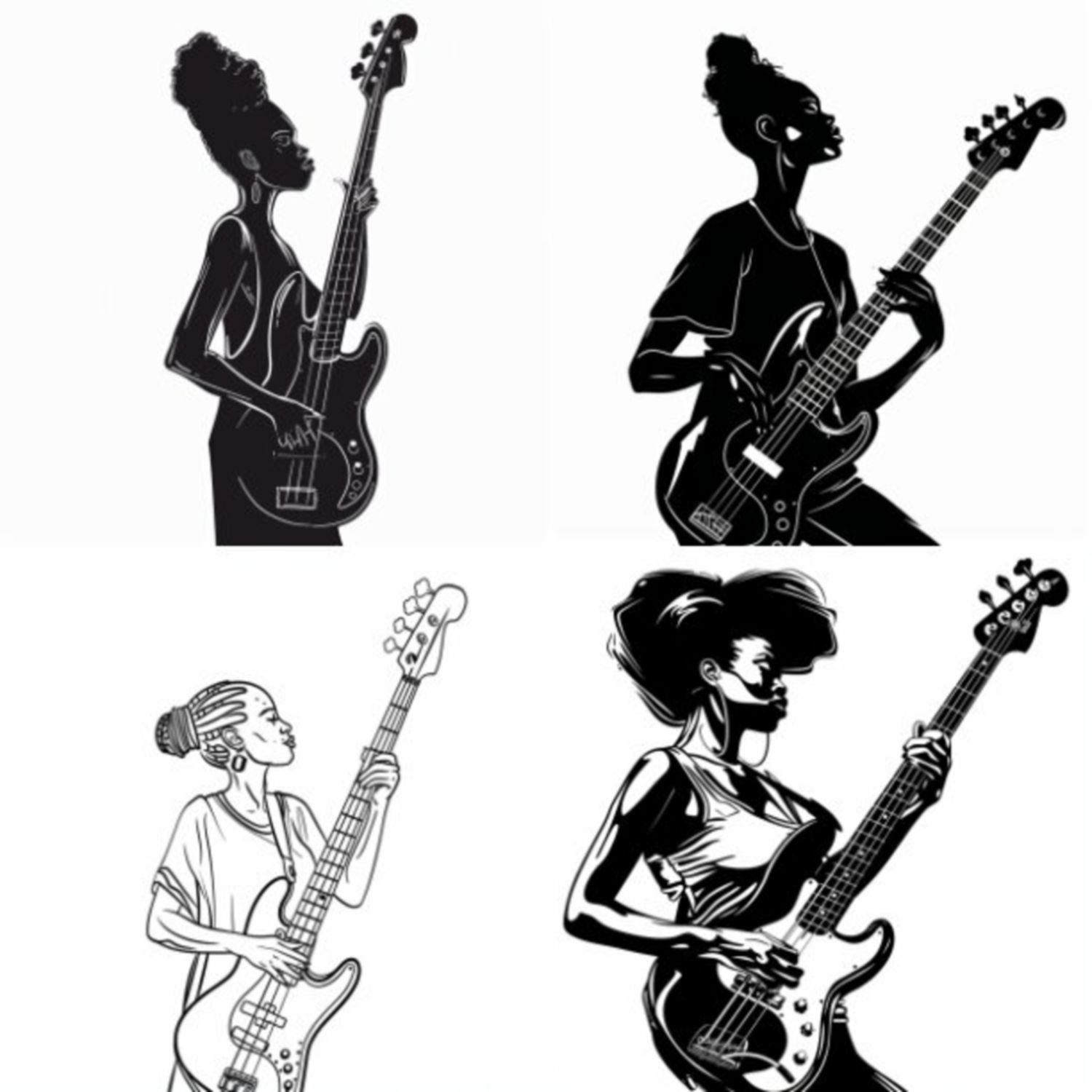 Female Bass Player Selection 1