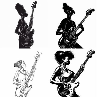 Female Bass Player Selection 1