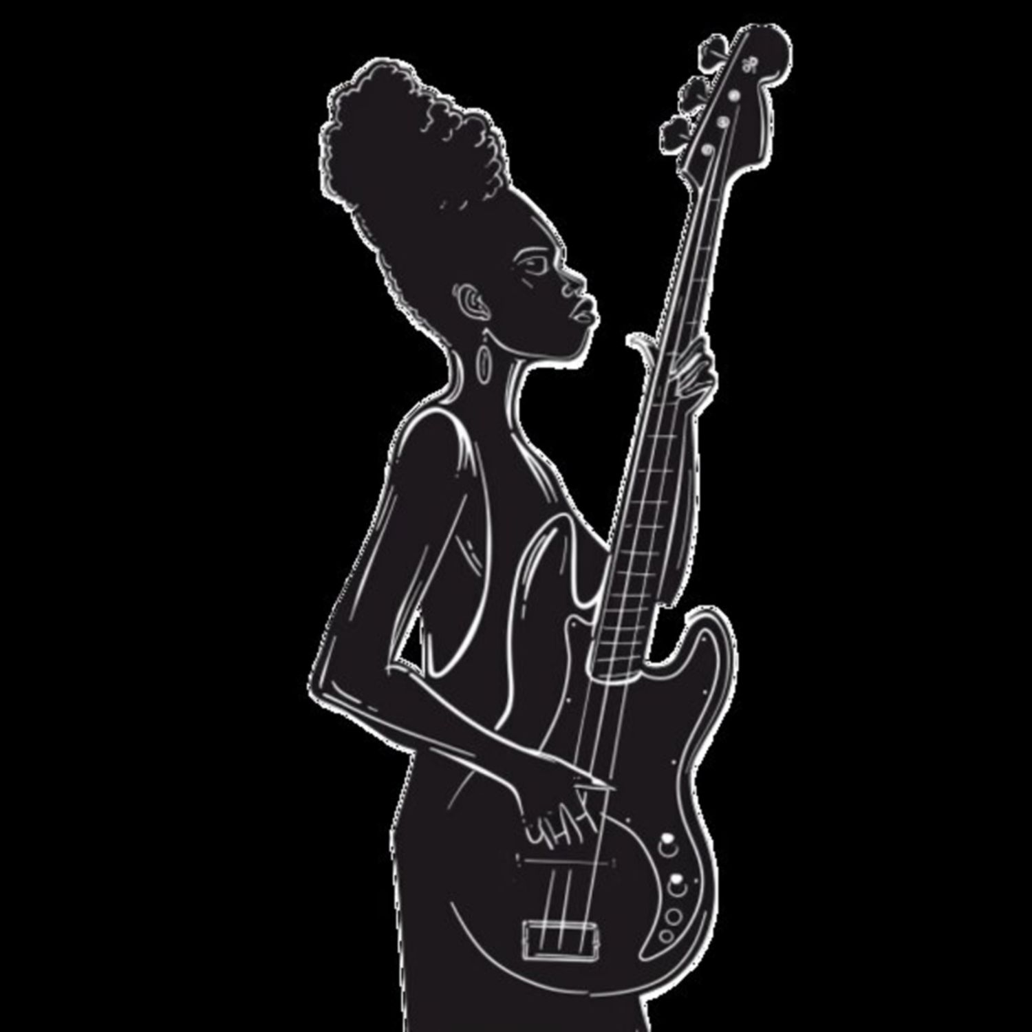 Female Bass Player 1