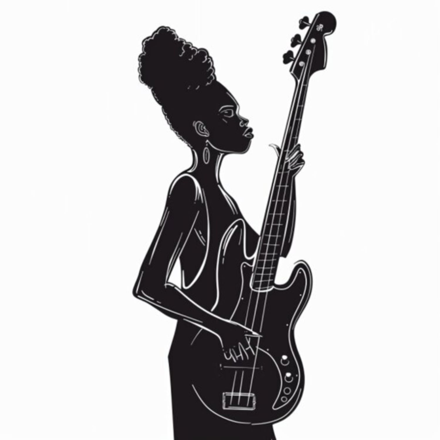 Female Bass Player 1