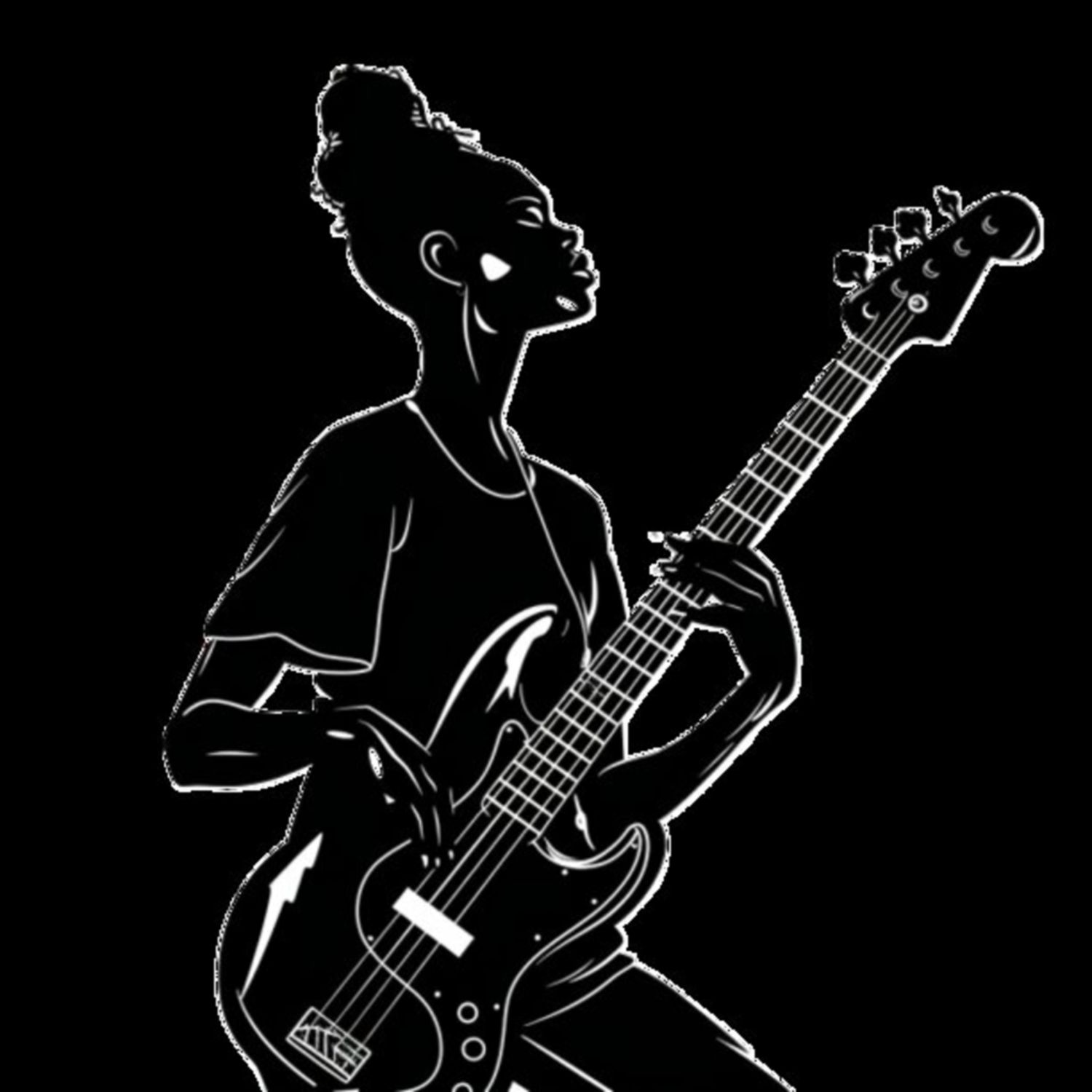 Female Bass Player 2