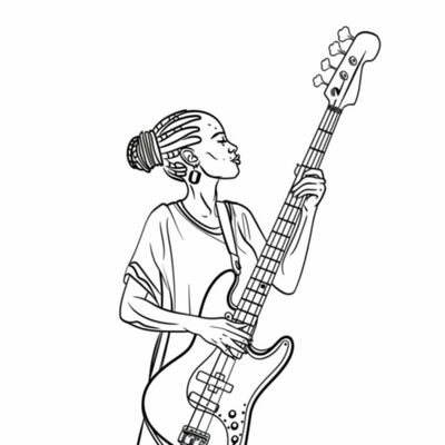 Female Bass Player 3