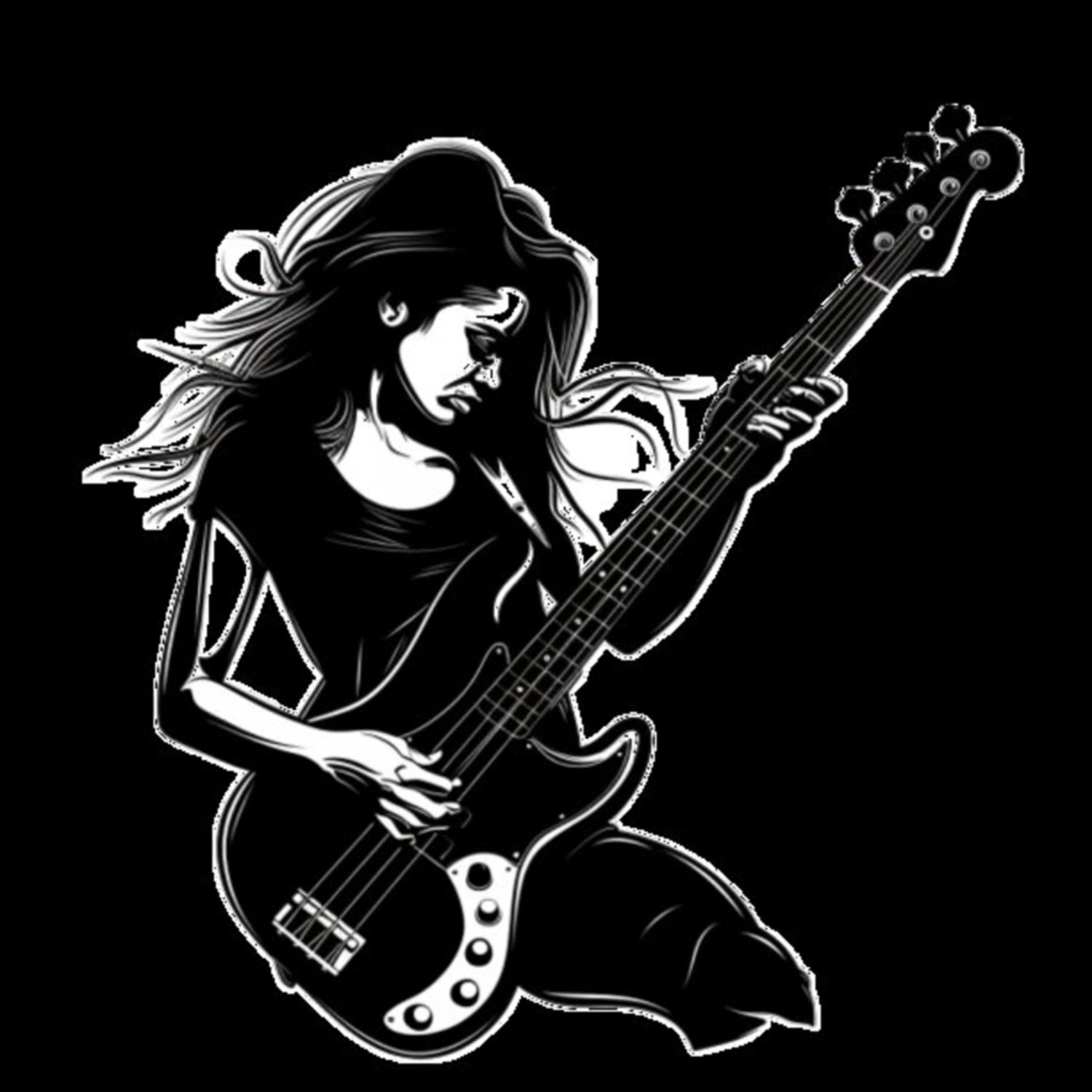 Female Bass Player 13