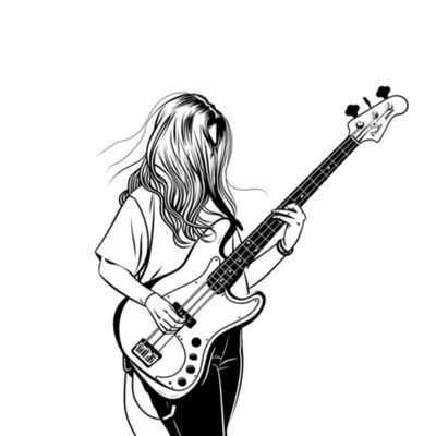 Female Bass Player 10