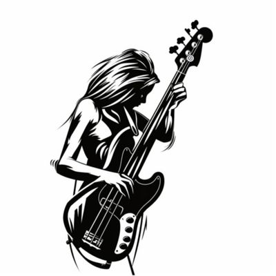 Female Bass Player 12