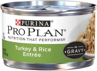 Purina Pro Plan Savor Adult Turkey &amp; Rice Entree Canned Cat Food