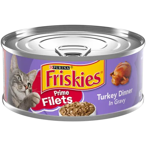 Friskies Prime Filets Turkey Dinner In Gravy Canned Cat Food