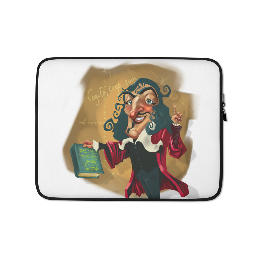 René Descartes Laptop Sleeve