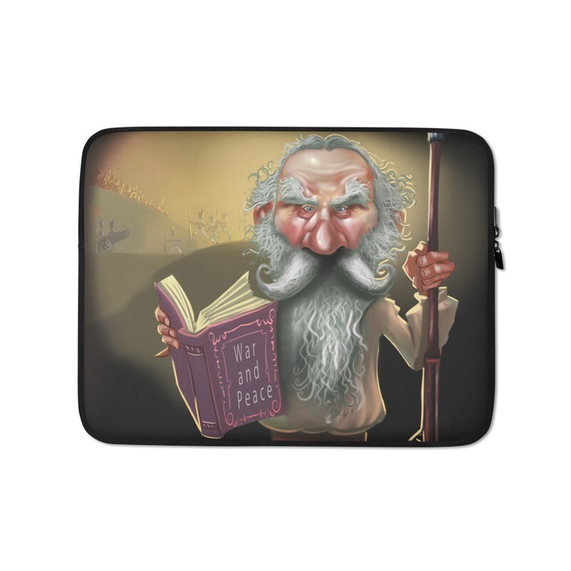 Leo Tolstoy Laptop Sleeve