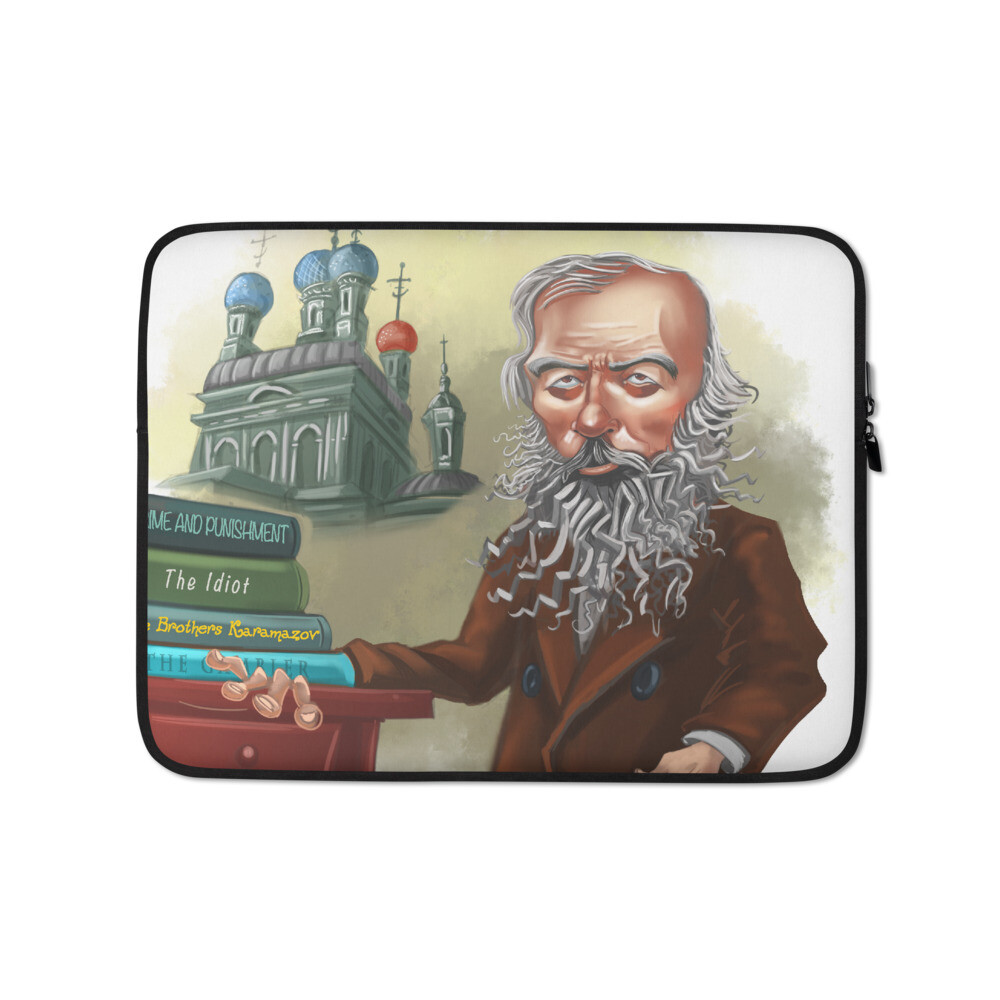 Fyodor Dostoevsky Laptop Sleeve