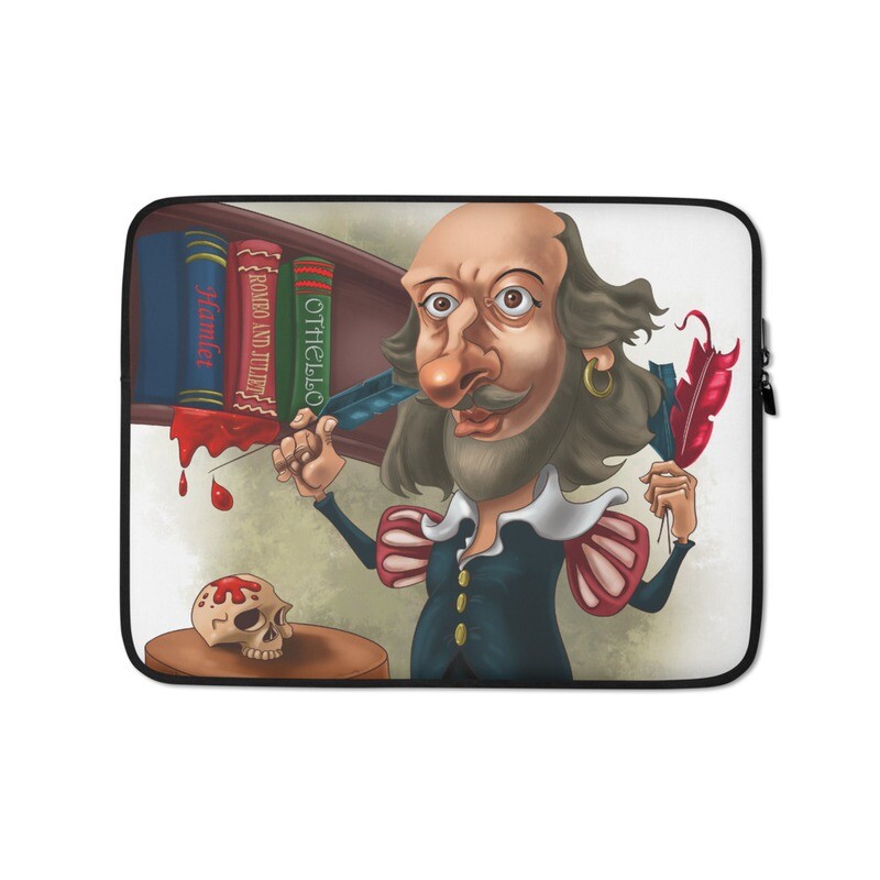 William Shakespeare Laptop Sleeve