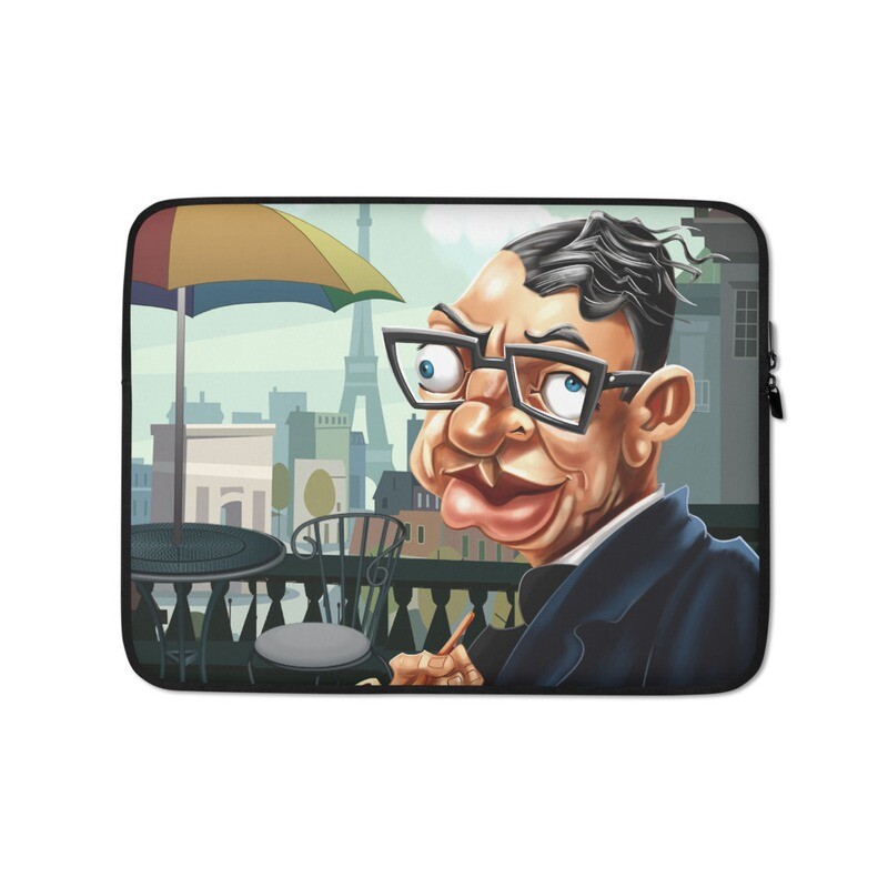 Jean-Paul Sartre Laptop Sleeve