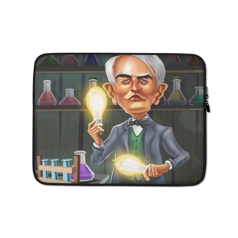 Thomas Edison Laptop Sleeve