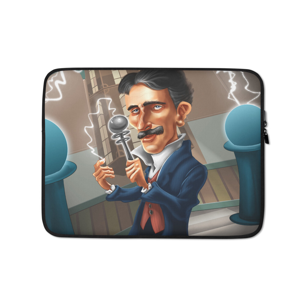 Nikola Tesla Laptop Sleeve