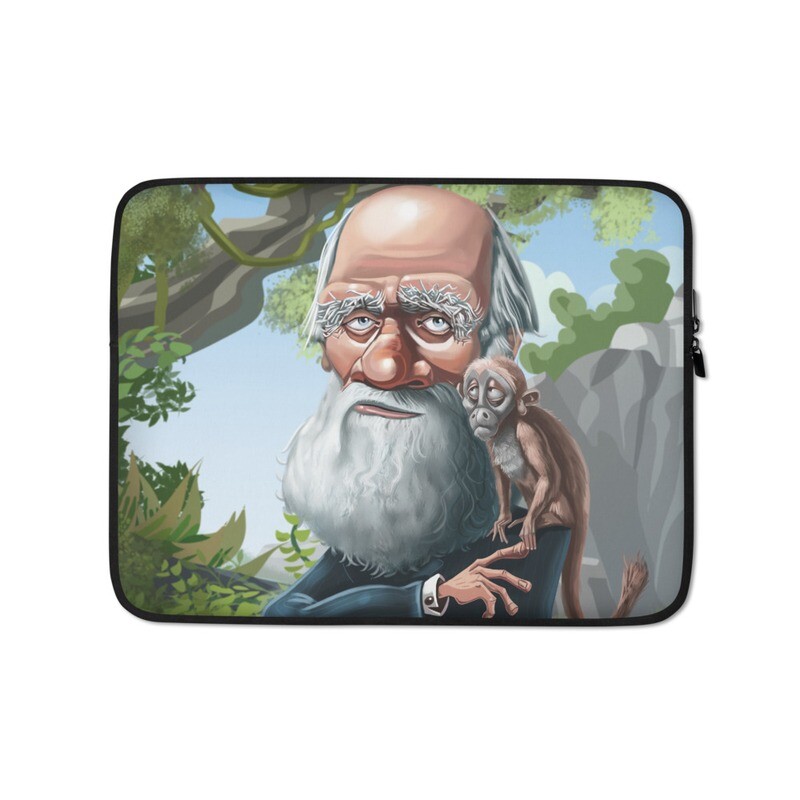 Charles Darwin Laptop Sleeve