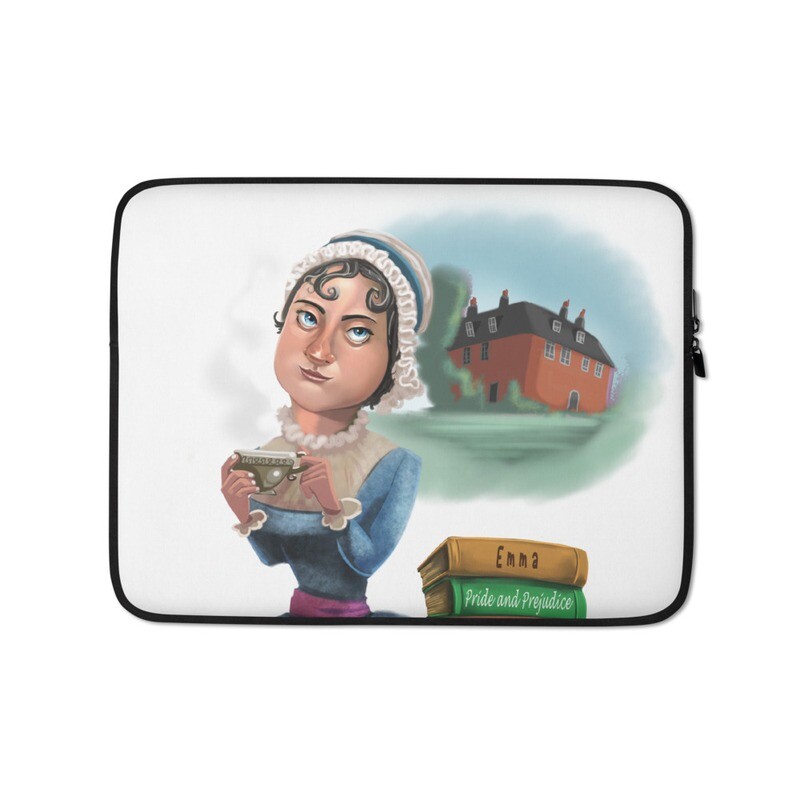Jane Austen Laptop Sleeve