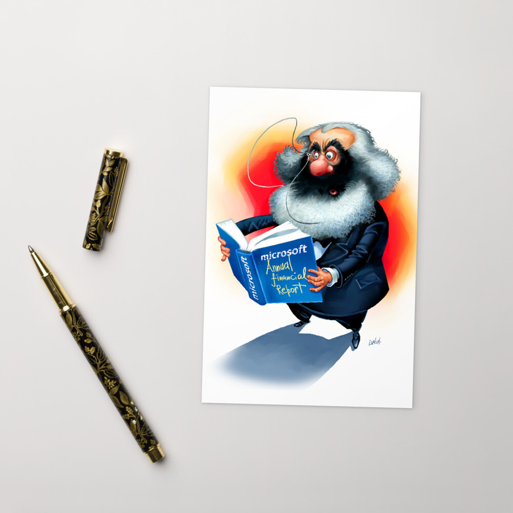 Karl Marx Standard Postcard