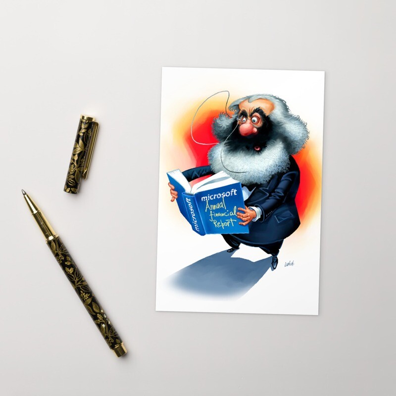 Karl Marx Standard Postcard
