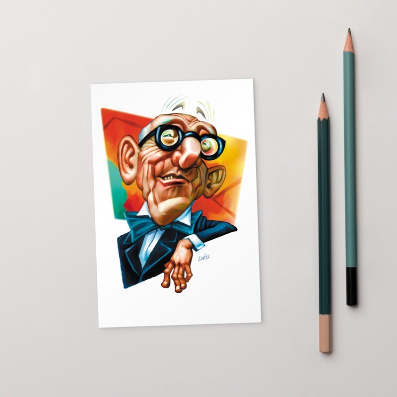 Le Corbusier Standard Postcard