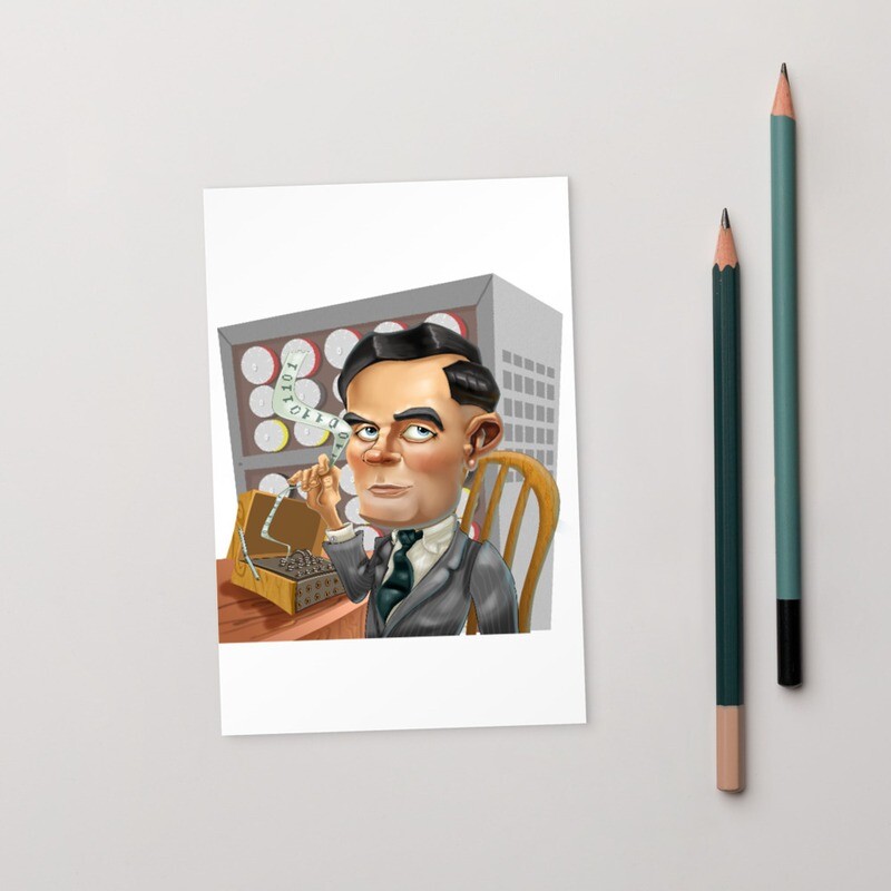 Alan Turing Standard Postcard