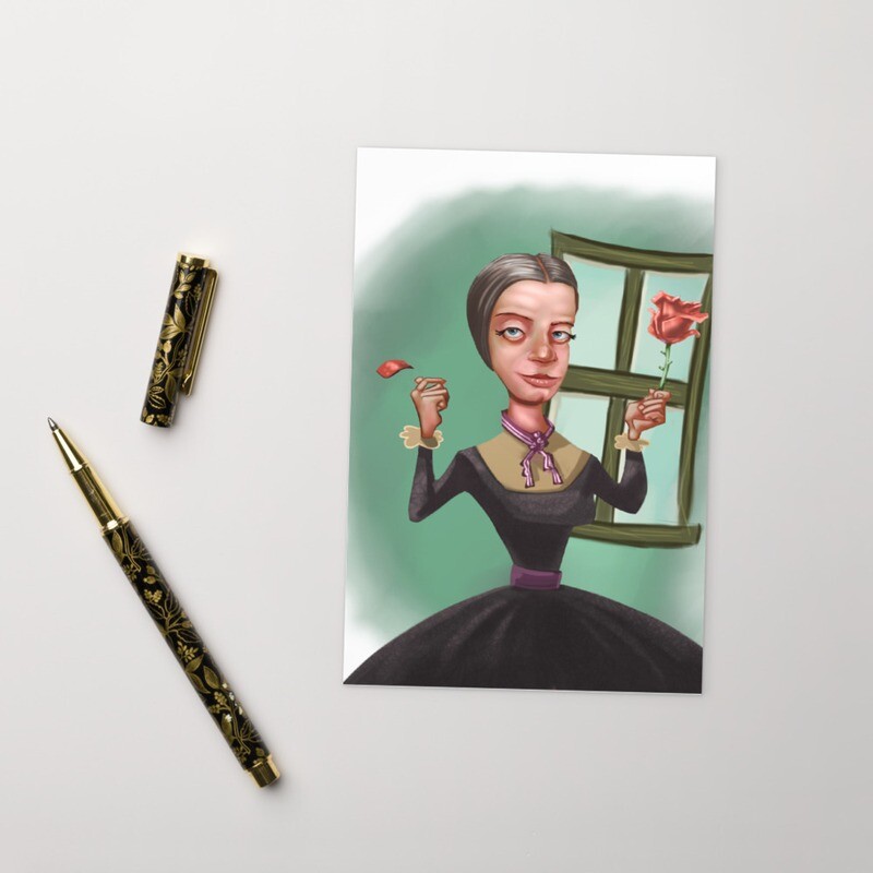 Emily Dickinson Standard Postcard