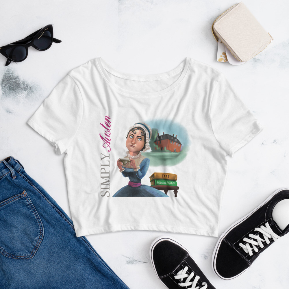Simply Austen Women’s Crop Tee