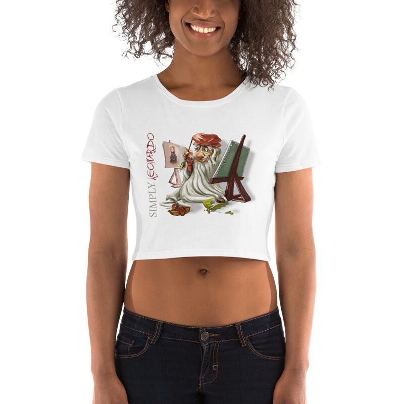 Simply Leonardo Women’s Crop Tee