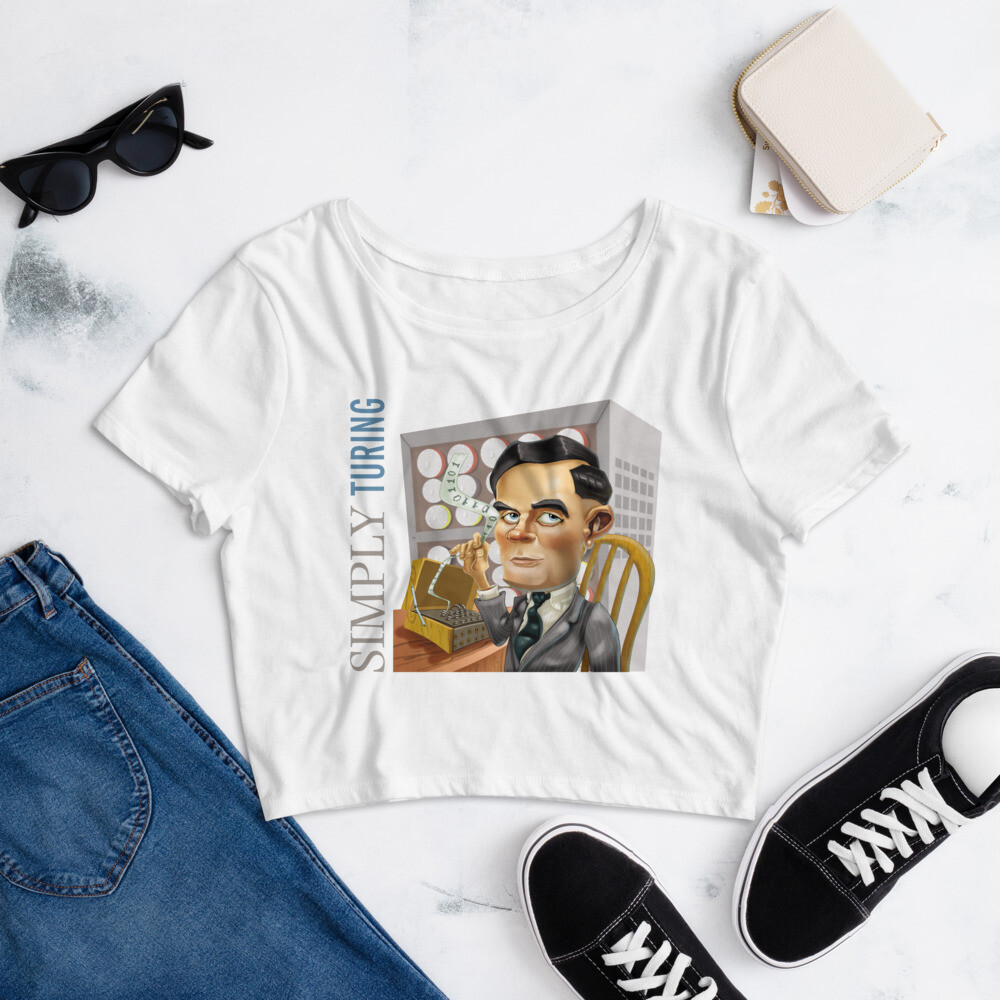 Simply Turing Women’s Crop Tee
