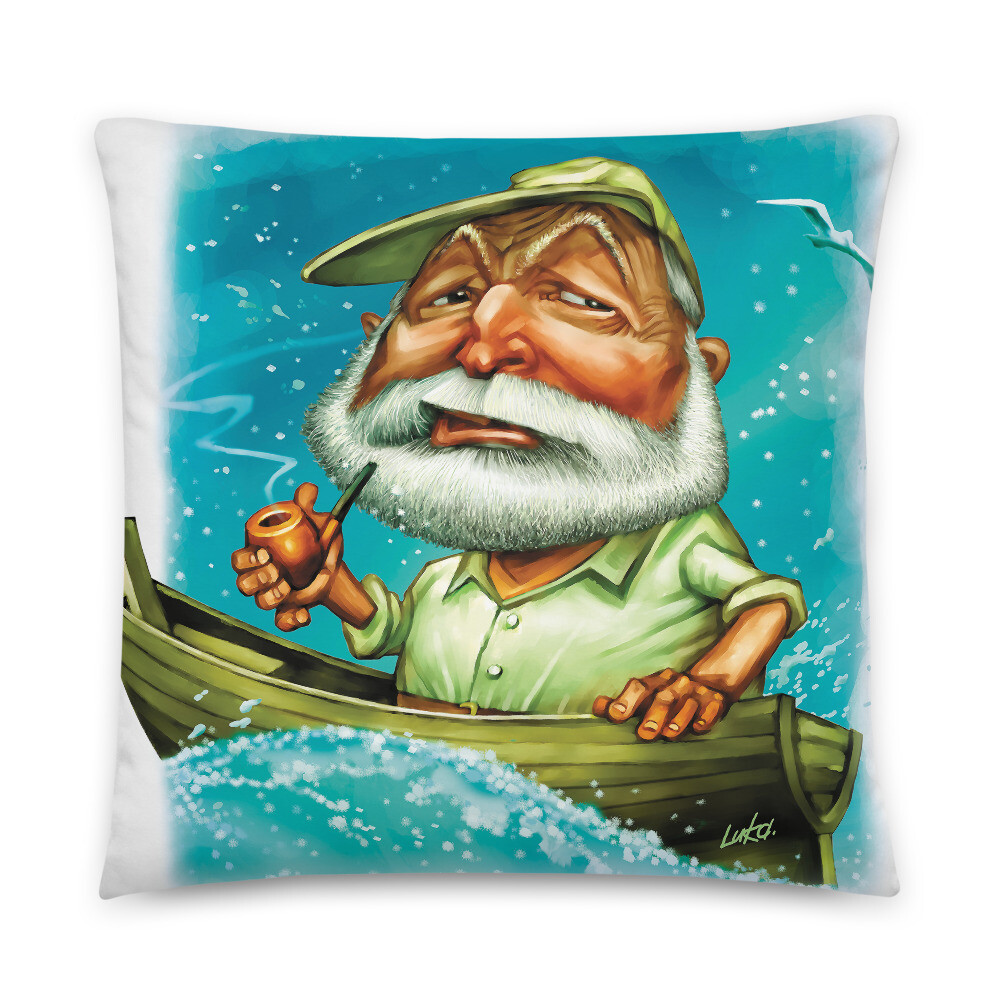 Ernest Hemingway Basic Pillow