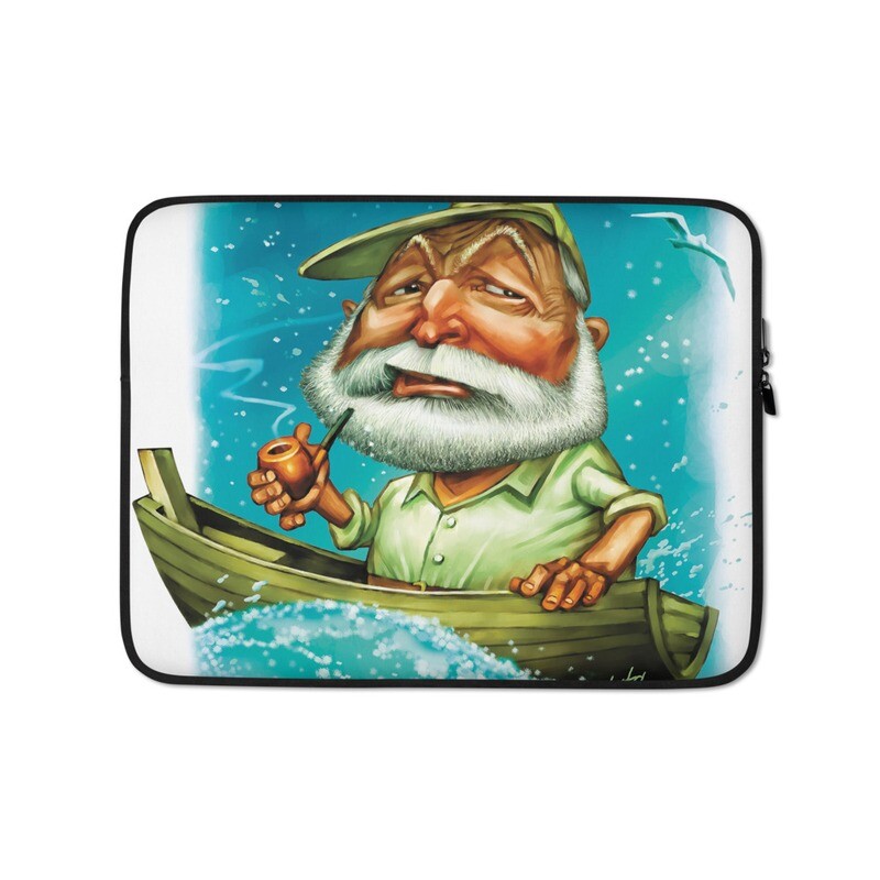 Ernest Hemingway Laptop Sleeve