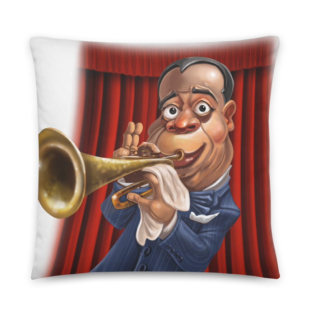Louis Armstrong Basic Pillow