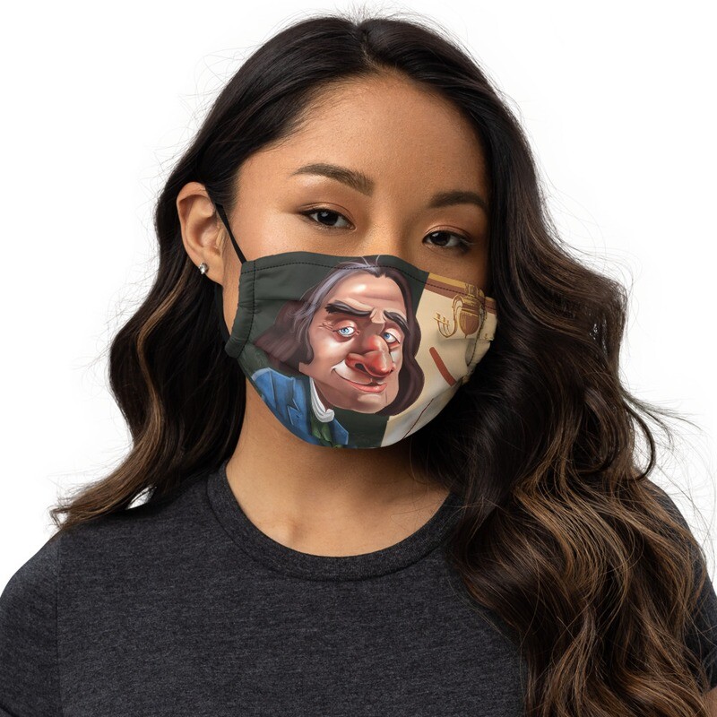 Franz Liszt Premium face mask