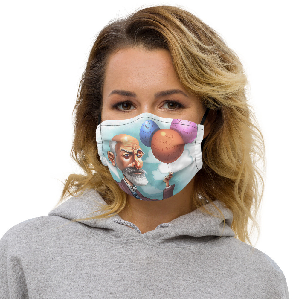 Georg Cantor Premium face mask