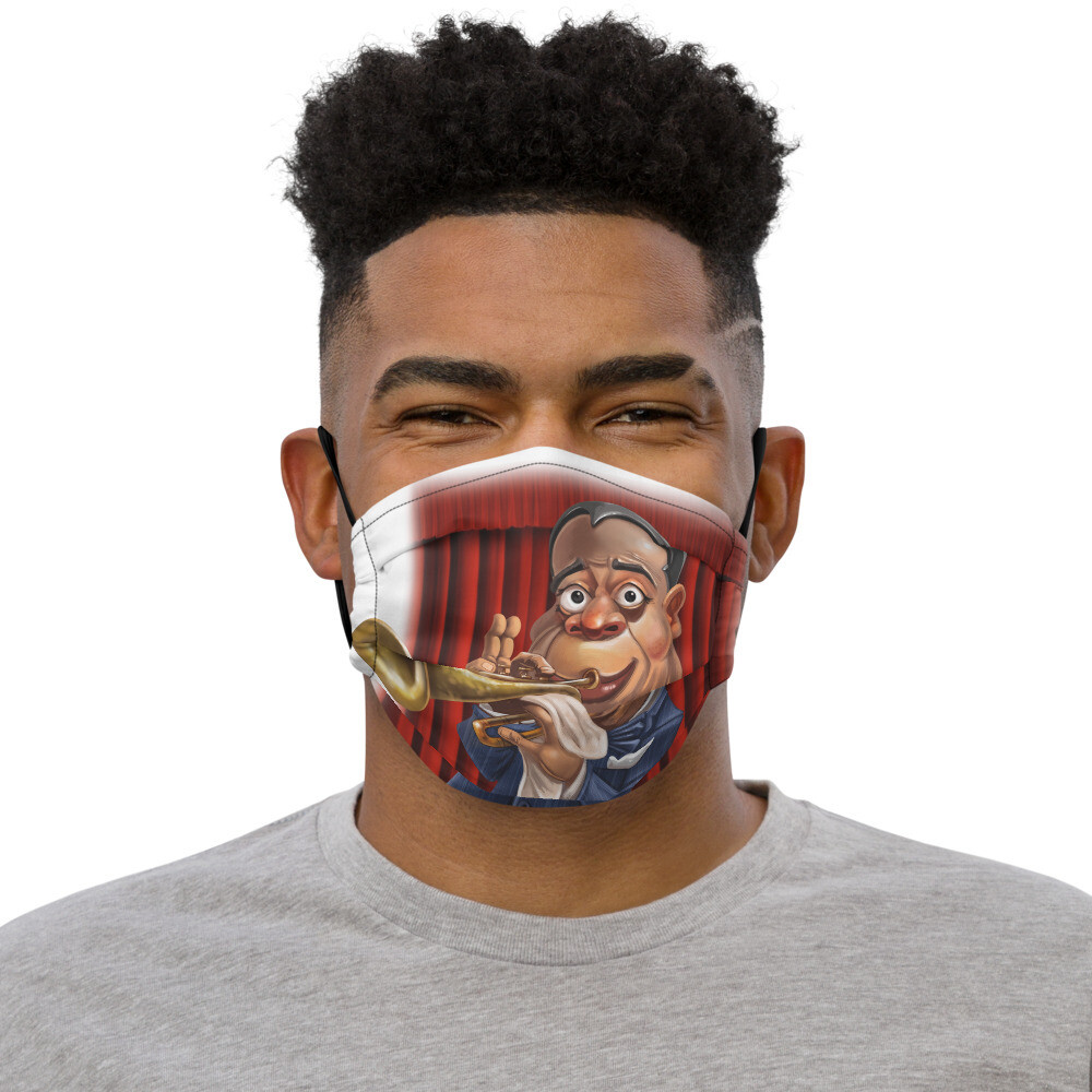 Louis Armstrong Premium face mask