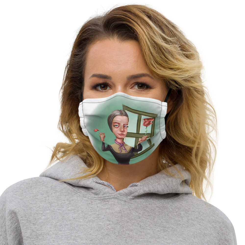 Emily Dickinson Premium face mask