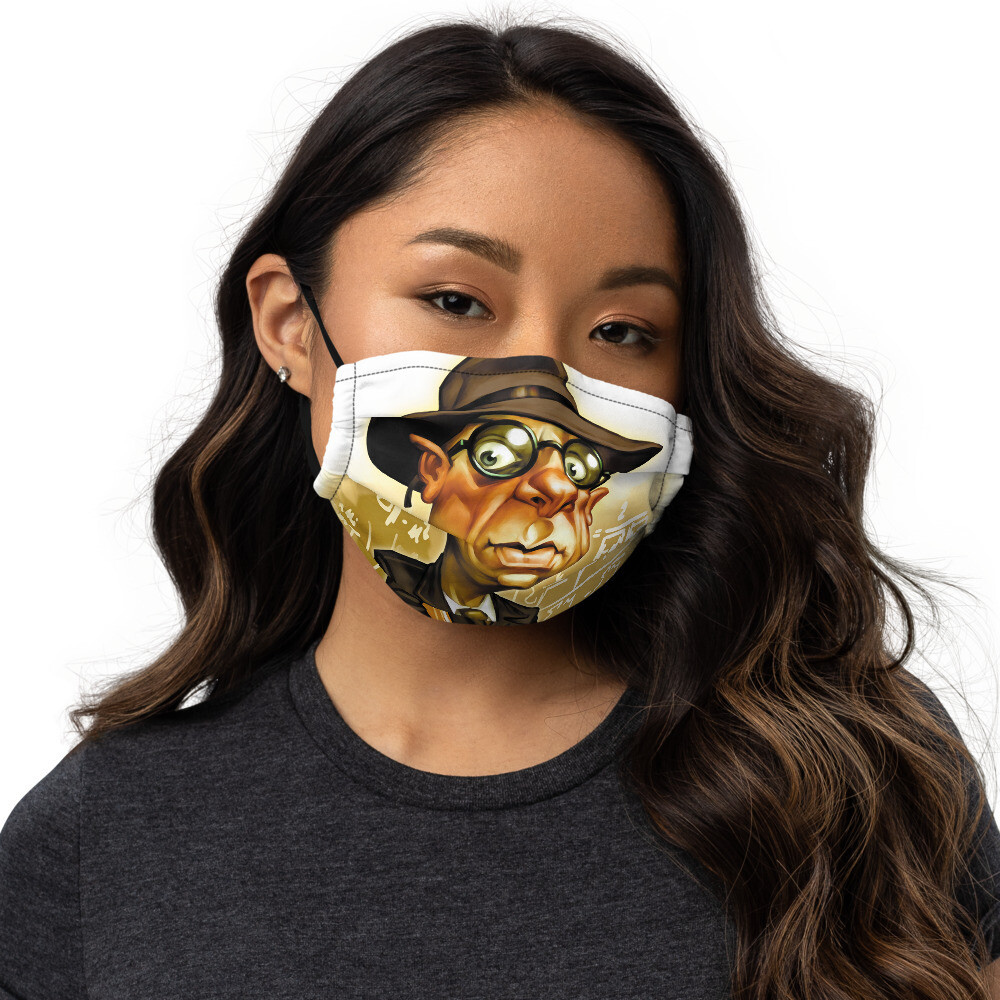 Kurt Gödel Premium face mask